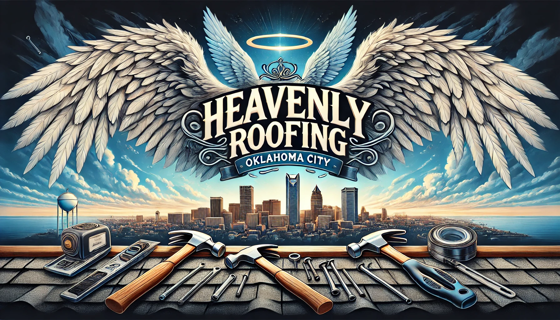 Heavenly Roofing Banner